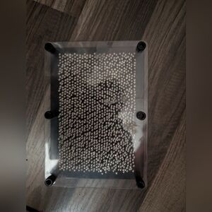 Classic Black and Silver Pin Art Toy